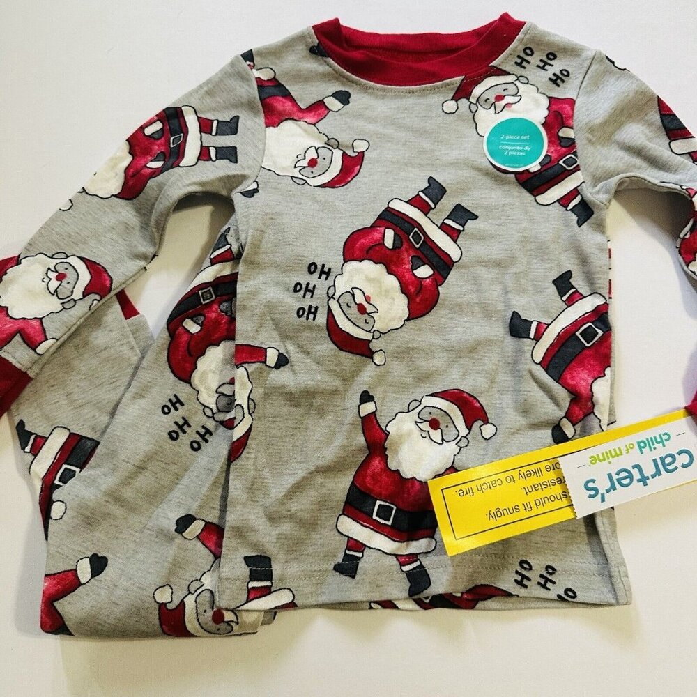 Baby Santa Pajamas Size 12 Months- Christmas Pajamas
